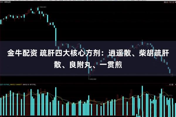 金牛配资 疏肝四大核心方剂：逍遥散、柴胡疏肝散、良附丸、一贯煎