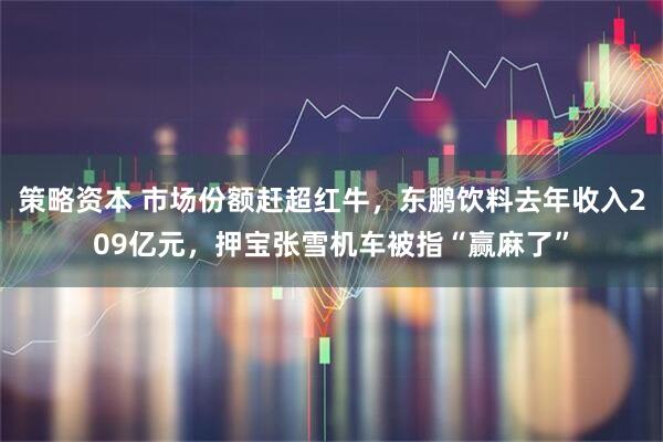 策略资本 市场份额赶超红牛，东鹏饮料去年收入209亿元，押宝张雪机车被指“赢麻了”