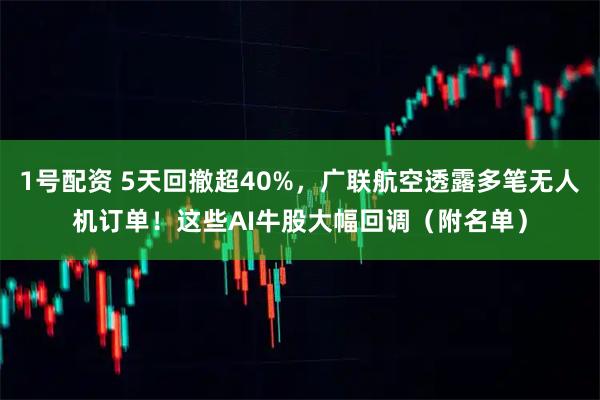 1号配资 5天回撤超40%，广联航空透露多笔无人机订单！这些AI牛股大幅回调（附名单）